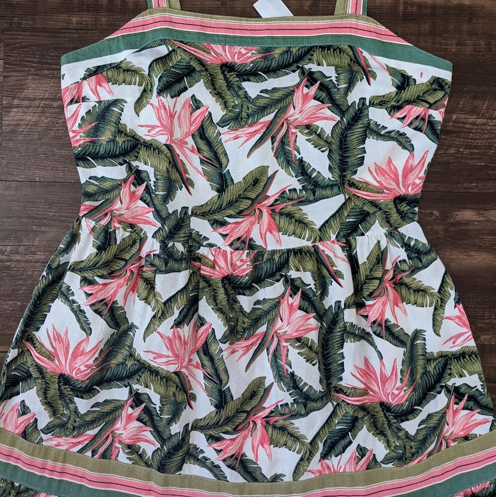 NWT Loft Tropical Maxi Dress - Picture 4 of 8